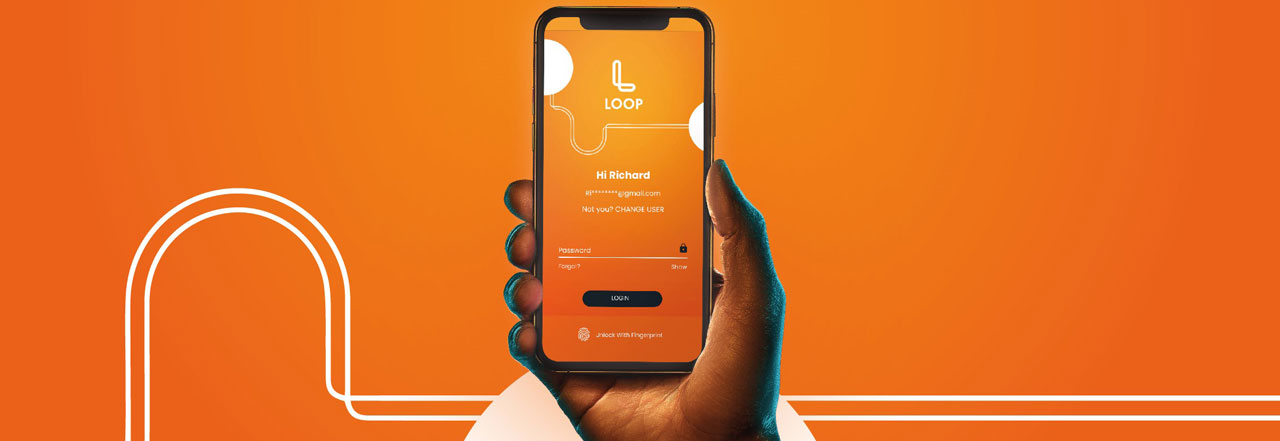 Shop securely anytime, anywhere with your LOOP App or Card