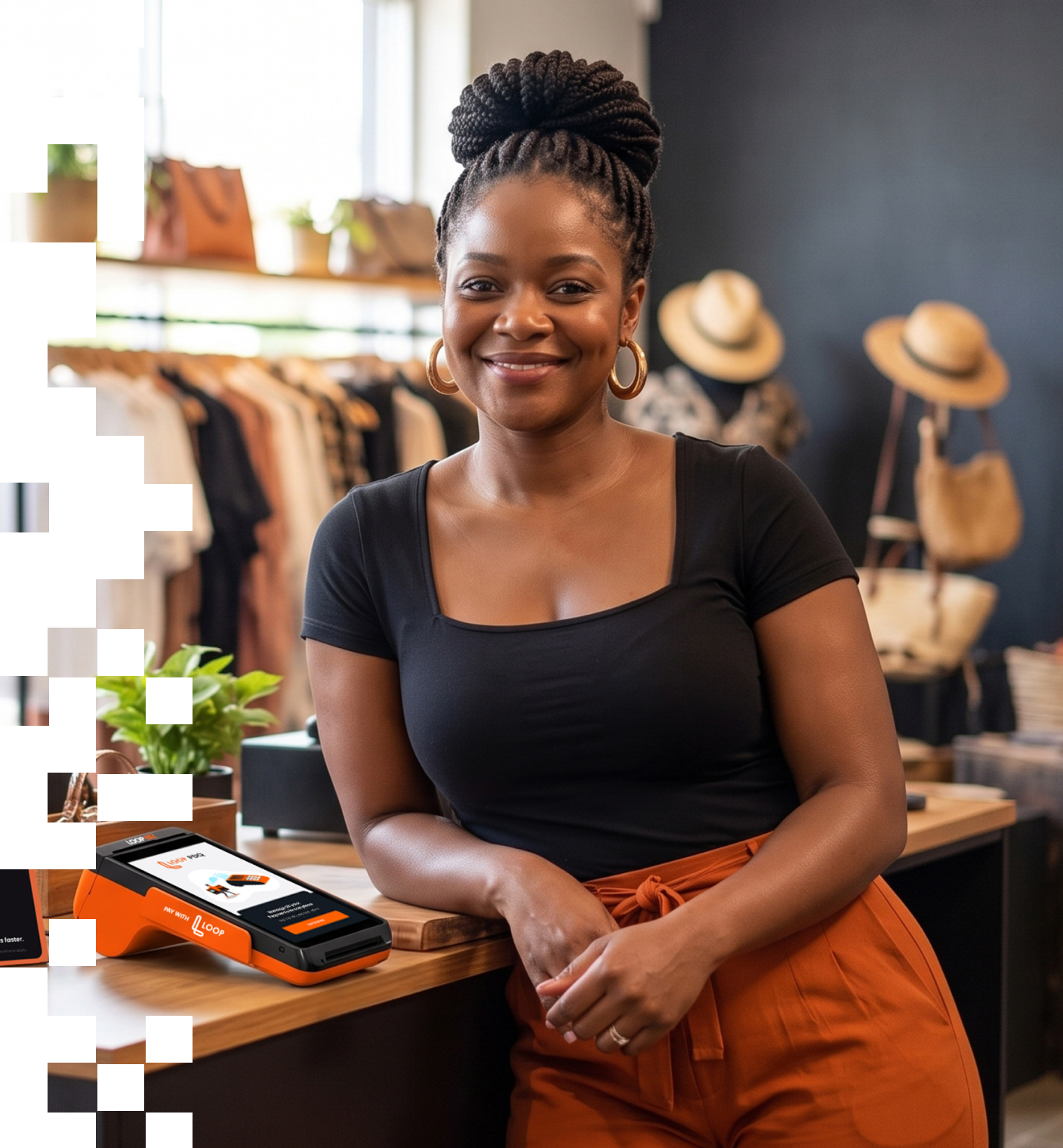 Business owner using LOOP BIZ